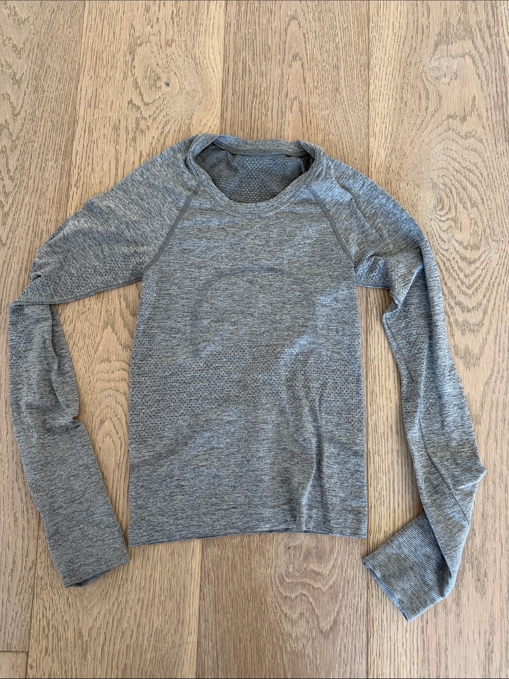 lululemon athletica Gray Seamless Racerback Tank